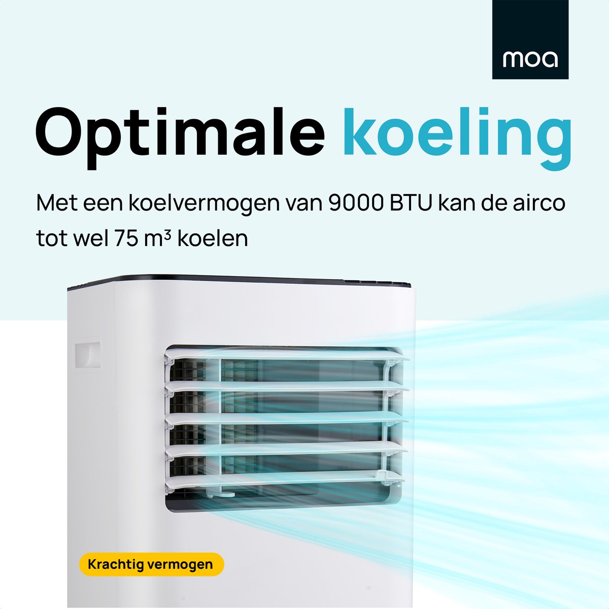 MOA Mobiele Airco 9000 BTU Wit