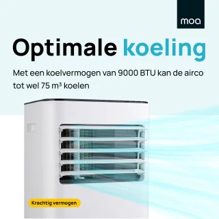 MOA Mobiele Airco 9000 BTU Wit