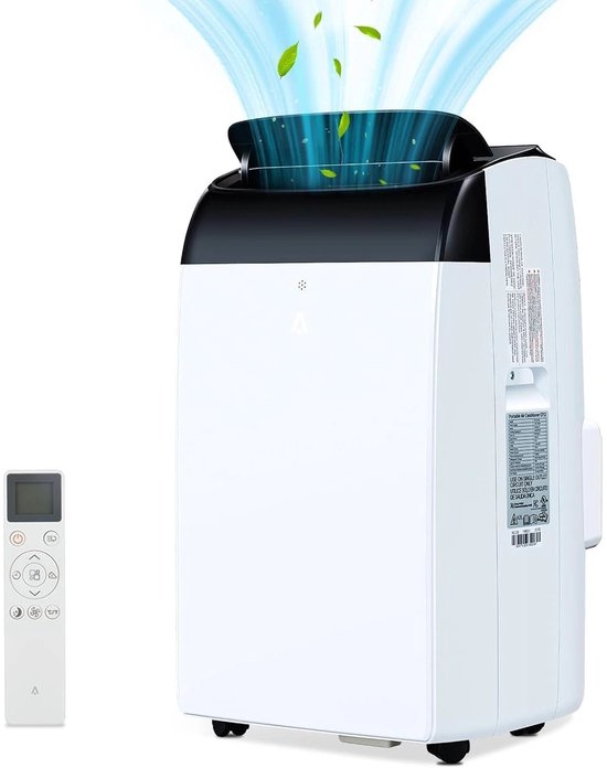 Compacte 10.000 BTU mobiele airco: snelle verkoeling voor meerdere kamers