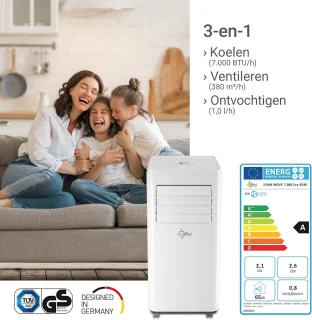 Mobiele airco 25 m²