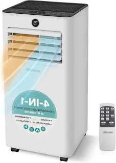 Mobiele airco 28 m² wit