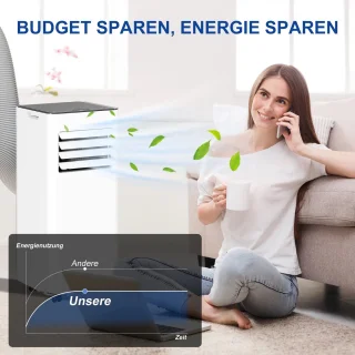 Mobiele Airco 3-in-1 7000 BTU Wit