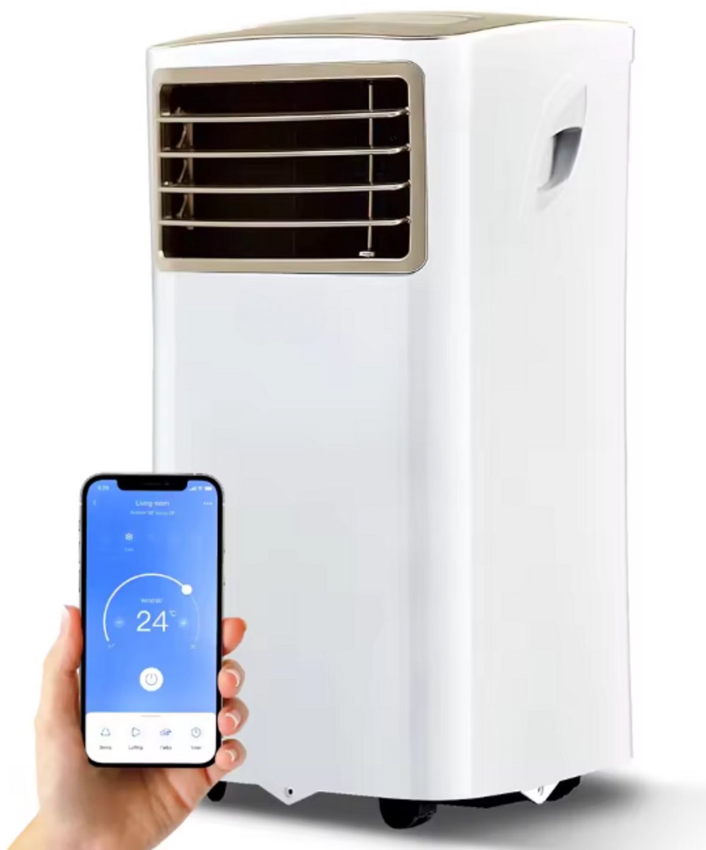 De Mobiele Airco 7000 BTU 2.0 kW Wit in één oogopslag