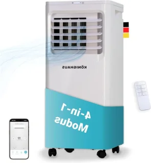 Mobiele airco 7000 btu wit