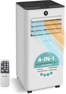 Mobiele airco 7000 BTU wit