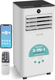 Mobiele airco 7000 btu wit