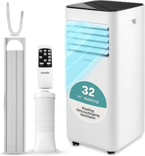 Mobiele airco 7000 BTU wit