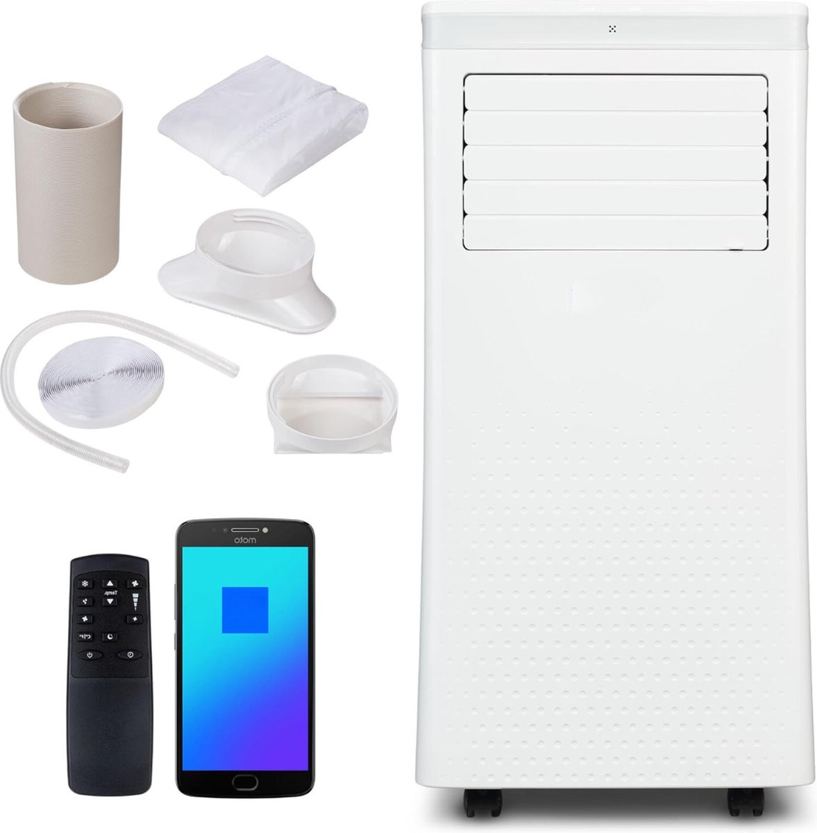 De Mobiele Airco 7000 BTU Zonder Buitenunit in één oogopslag