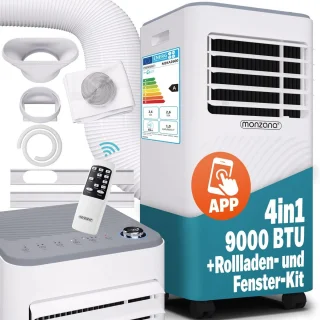 Mobiele Airco 9000 BTU (tot 30 m²)