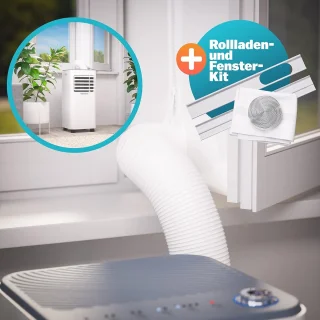 Mobiele Airco 9000 BTU (tot 30 m²)