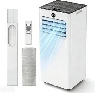 Mobiele airco - klimaatregelaar - wit