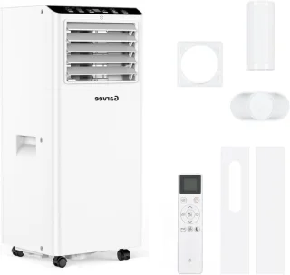 Mobiele airco verkoeler wit