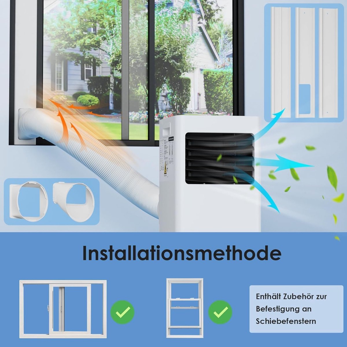 Mobiele Airco Wit Zonder Afvoerslang