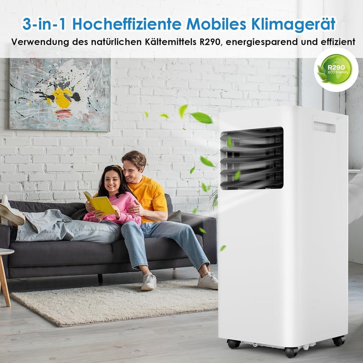 Mobiele Airco Wit Zonder Afvoerslang