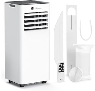 Compacte 9000 BTU mobiele airco: veelzijdig en praktisch voor thuisgebruik
