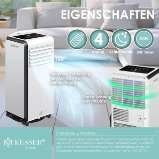 Mobiele Airconditioning 7000 BTU/h