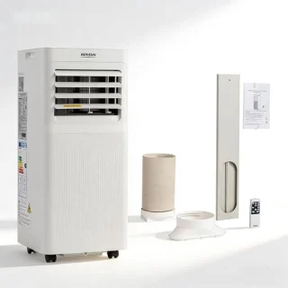 Mobiele mini airco 9000 btu wit