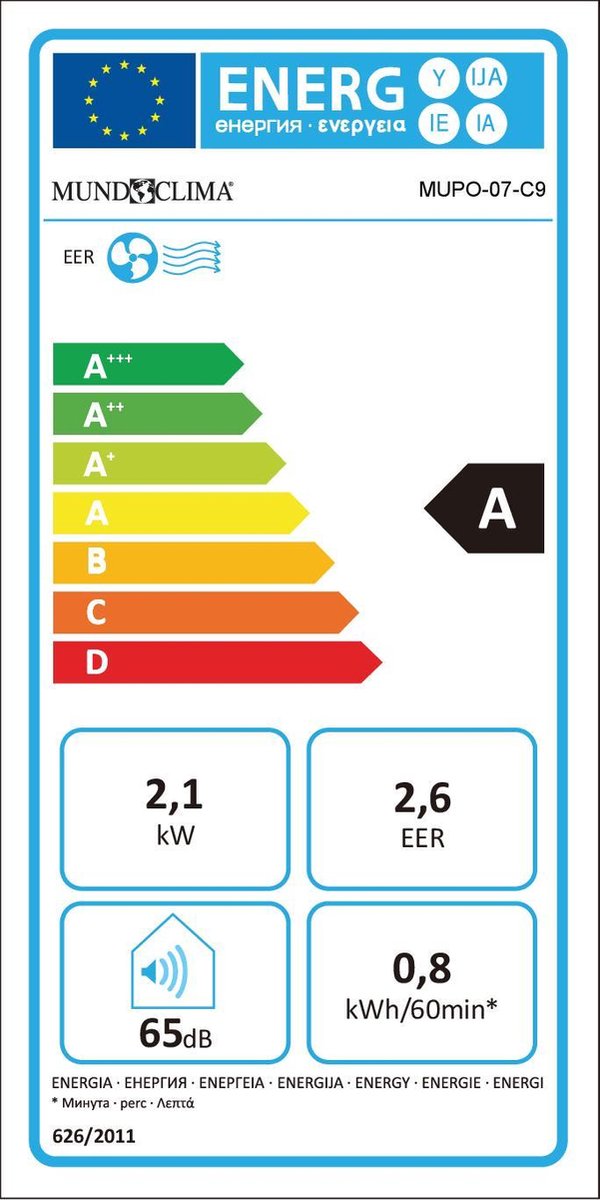 Wat vinden we goed aan de Mundo Clima 07-C10 Mobiele Airco