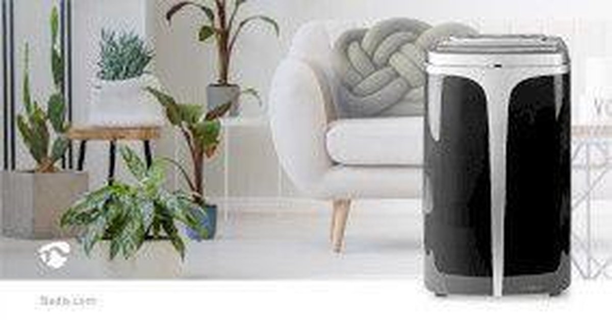 Nedis Mobiele Airconditioner 12000 BTU Grijs/Zwart