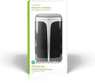 Nedis Mobiele Airconditioner 12000 BTU Grijs/Zwart