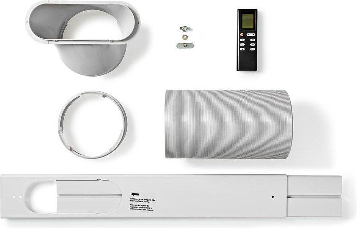 Nedis Mobiele Airconditioner 12000 BTU Grijs/Zwart