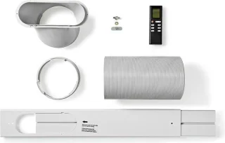 Nedis Mobiele Airconditioner 12000 BTU Grijs/Zwart