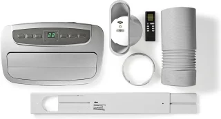 Nedis Mobiele Airconditioner 12000 BTU Grijs/Zwart