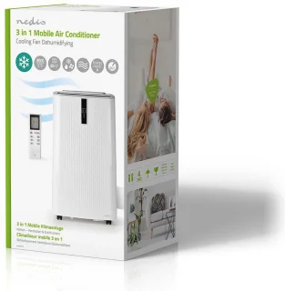 Nedis Mobiele Airconditioner 9000 BTU Wit
