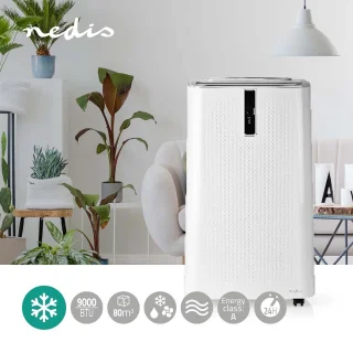 Nedis Mobiele Airconditioner 9000 BTU Wit