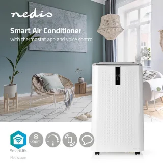 Nedis SmartLife 3-in-1 Wi-Fi Airconditioner 12000 BTU wit