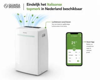 Stille mobiele airco met HEPA-filter: comfort en schone lucht in één