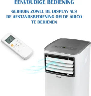 PRIMO PR575AC Mobiele Airco 9000 BTU Wit