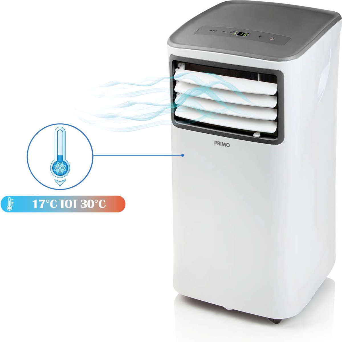 PRIMO PR579AC Mobiele Airco 7000 BTU Wit