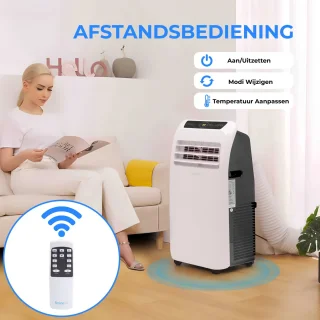 Serenelife Mobiele Airco 9000 BTU 3-in-1