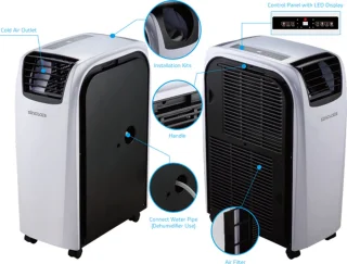 Sinclair 3KW 11000 BTU mobiele airco