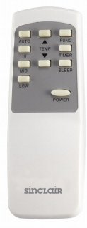 Sinclair 3KW 11000 BTU mobiele airco