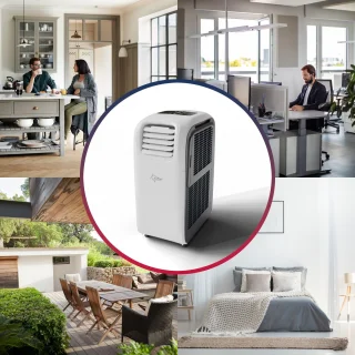 SUNTEC TRANSFORM 10500 Eco Ventilator 1100W Zwart/Wit