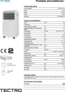 Tectro TP 3020 mobiele airco