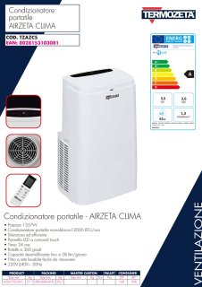 Termozeta Clima 12000BTU Mobiele Airco
