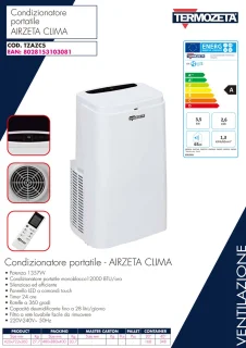 Termozeta Clima 12000BTU Mobiele Airco
