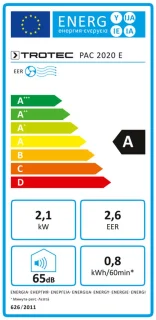 TROTEC PAC 2020 E WiFi Mobiele airco