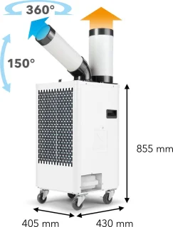 Wat vinden we goed aan de TROTEC Spotcool PT 2700 SP airconditioner