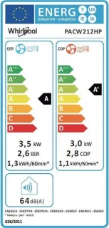 Whirlpool PACW212HP Mobiele Airco