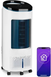 ZMR mobiele airco wit/blauw