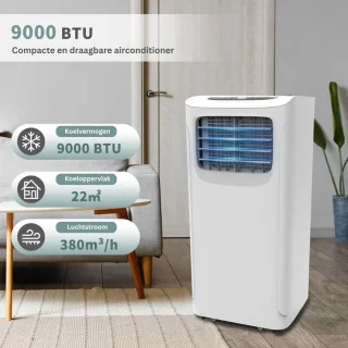 ZRSS Mobiele Airco Met Afstandsbediening