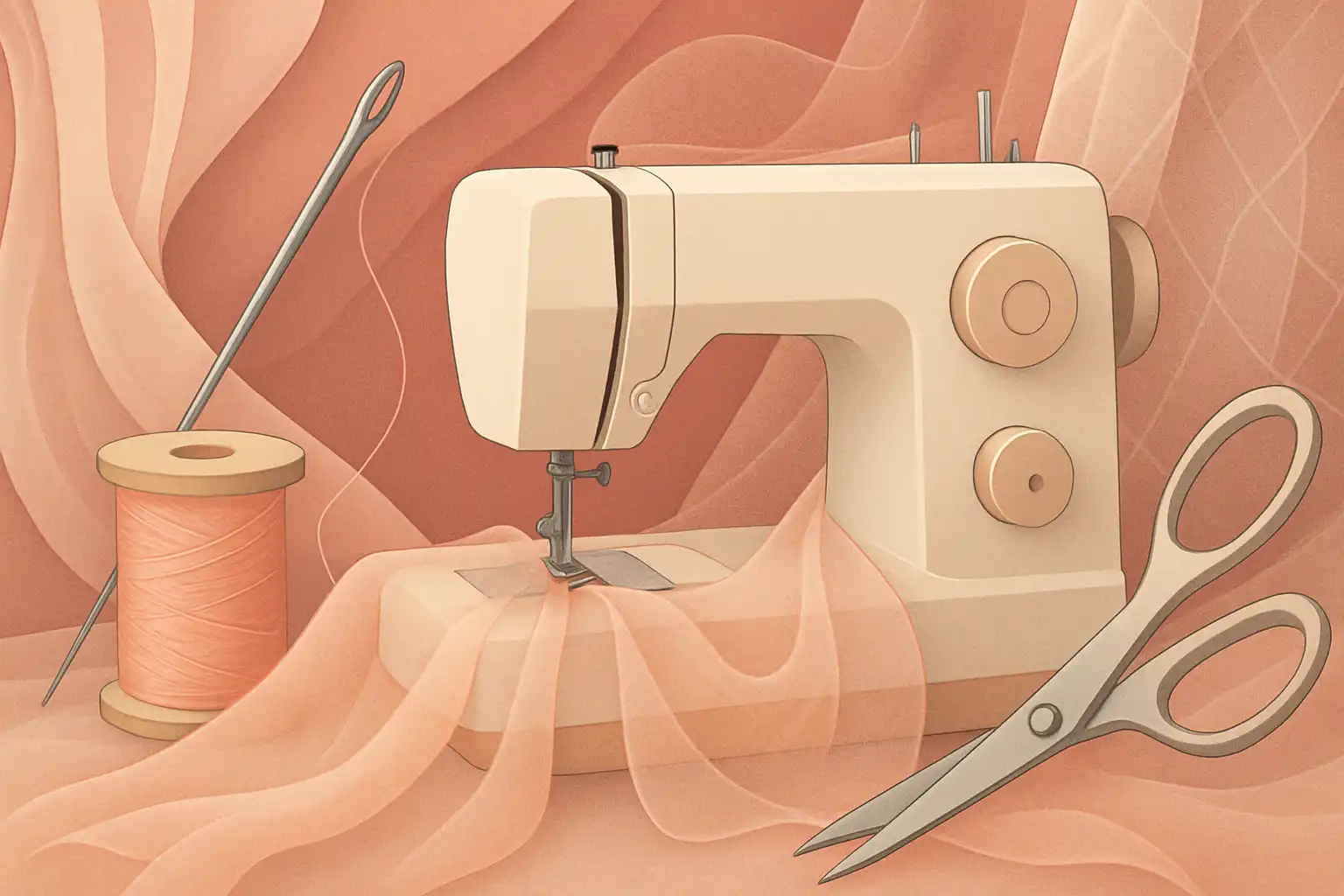 Naaien met delicate stoffen zoals zijde en organza: tips voor een moeiteloze naai-ervaring