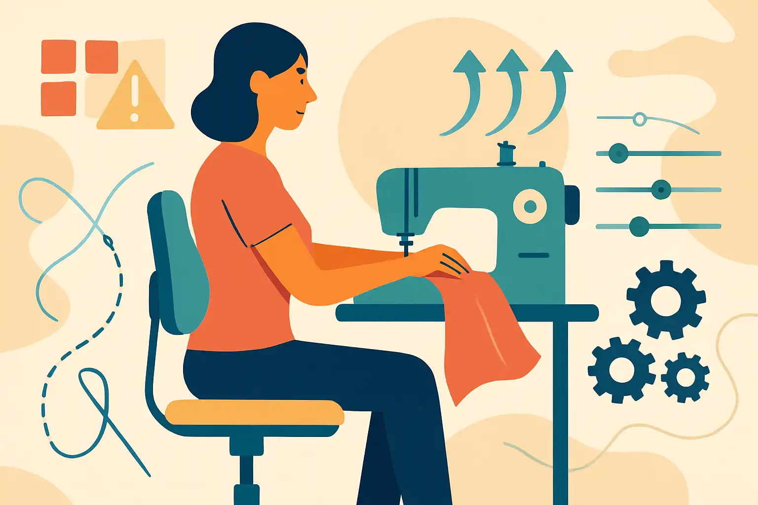 Naaien zonder pijn: ergonomie, houding en machine-instellingen die je moet kennen