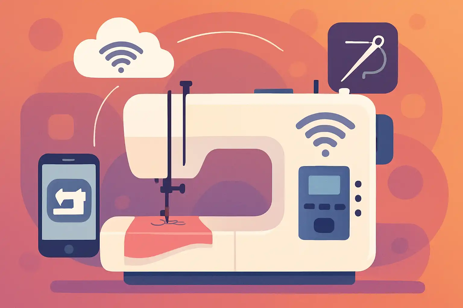 Smart sewing: draadloos naaien met wifi-naaimachines en apps