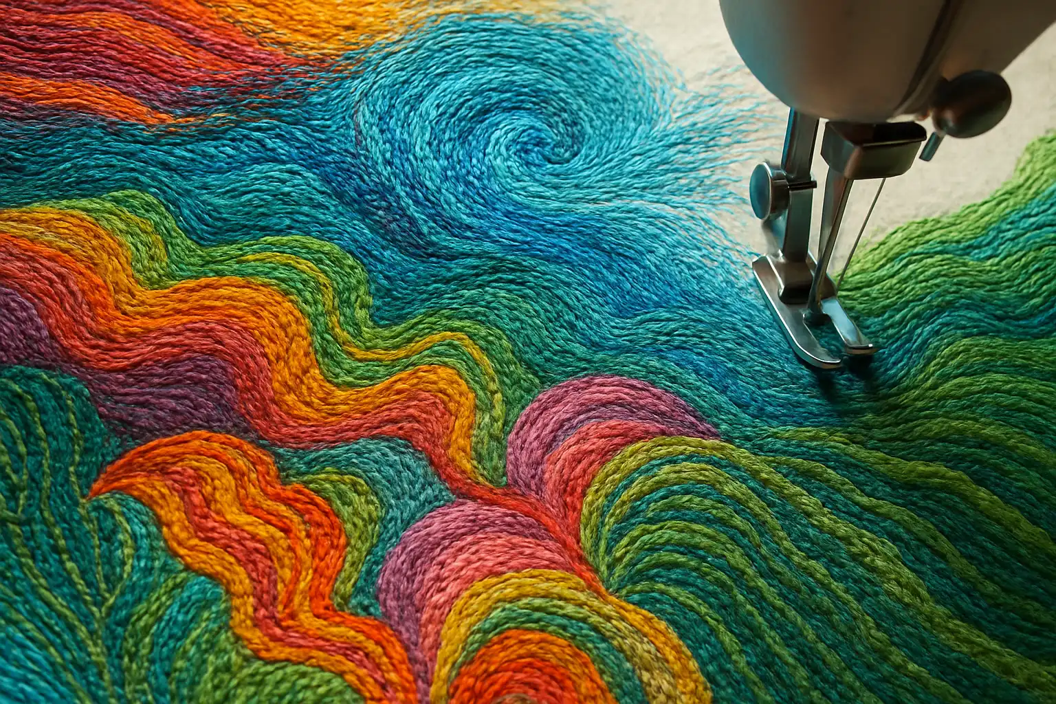 Thread painting voor beginners: schilderen met je naaimachine voor spectaculaire textuur