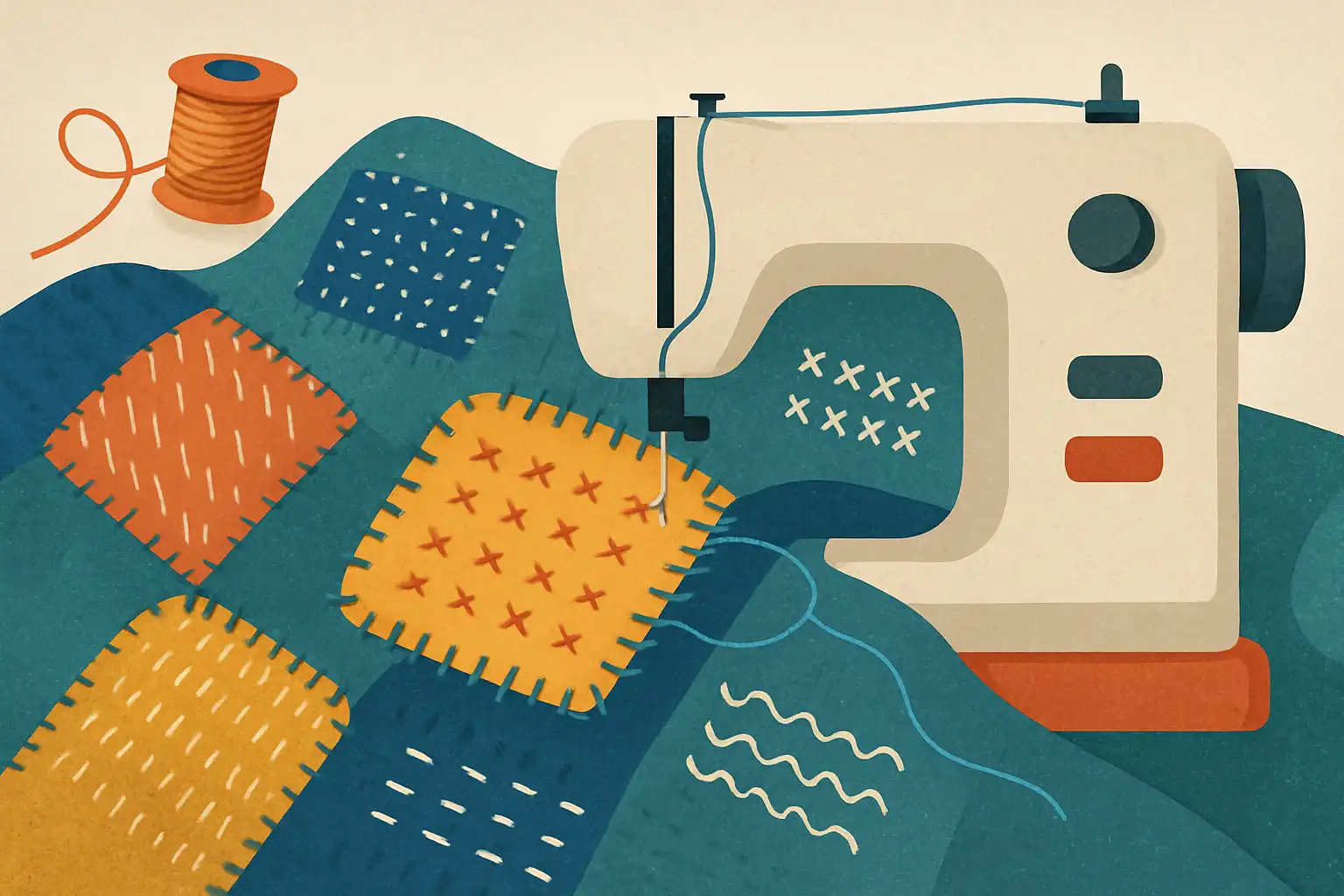 Visible mending: creatief repareren met je naaimachine voor unieke kledingstukken